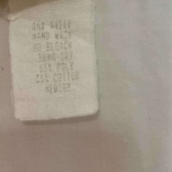 Vintage TIA White Button Up Shirt Medium Tropical Birds Embroidered Art to Wear - Picture 5 of 16